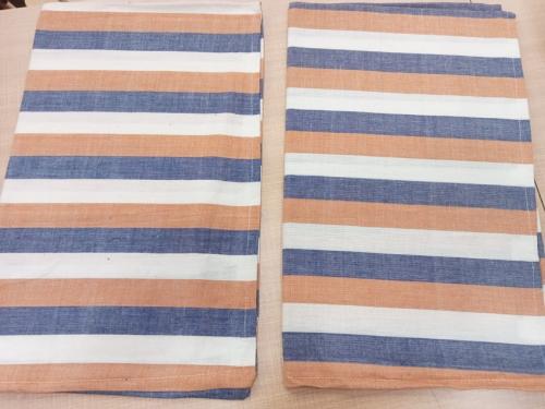 BEDSHEET STRIPE 90X108 2 PILLOW COVER